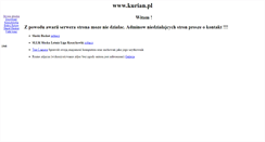Desktop Screenshot of kurian.pl